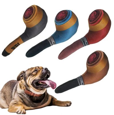 The Gentleman's Pipe Plush – Funny Squeaky Dog Toy for Distinguished Pups